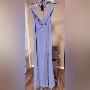 Elegant Blue Women's Dress
